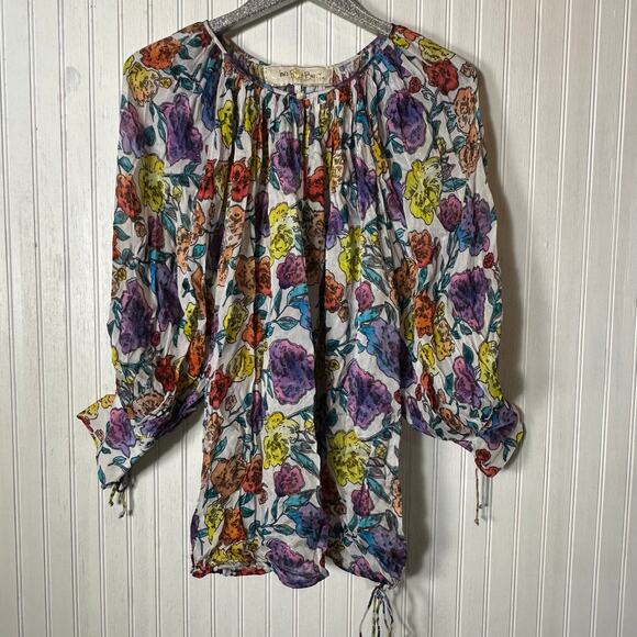 Jen's Pirate Booty Carnivale Tunic Floral Print NEW - Picture 11 of 12